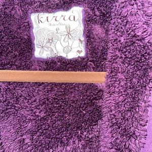 Kirra Purple Fleece Hooded Jacket COZY